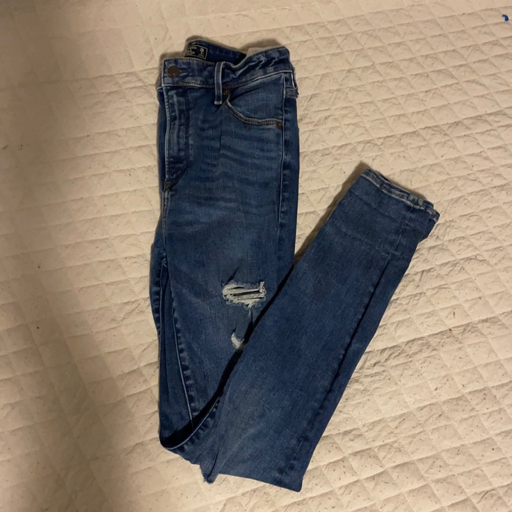 Abercrombie High rise Super Skinny jeans
